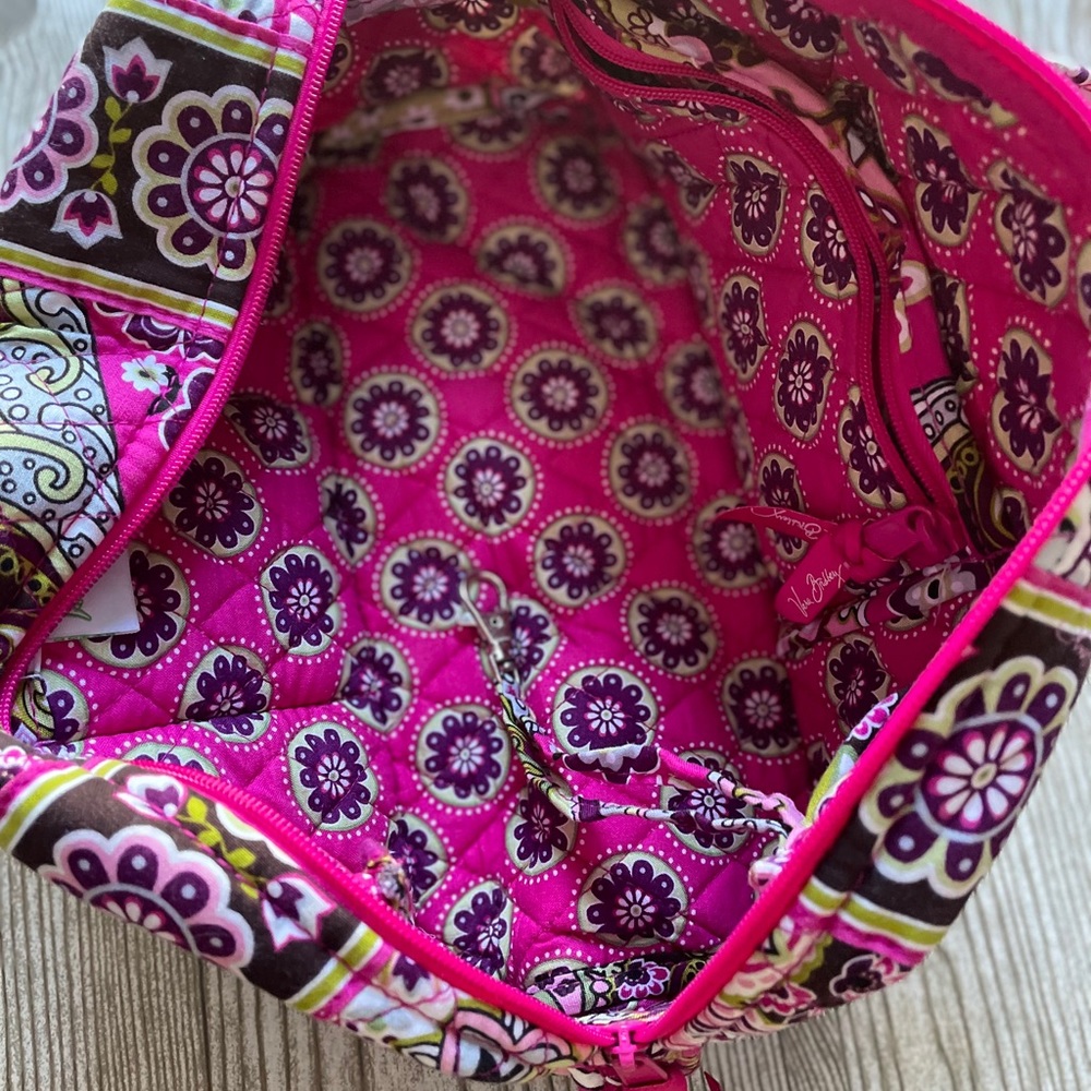 Vera Bradley purple paisley purse - Picture 6 of 11